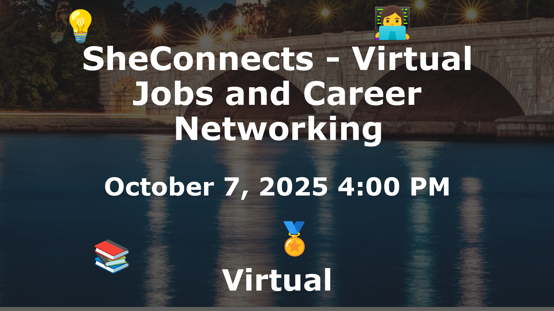 SheConnects - Virtual Jobs and Career Networking event image
